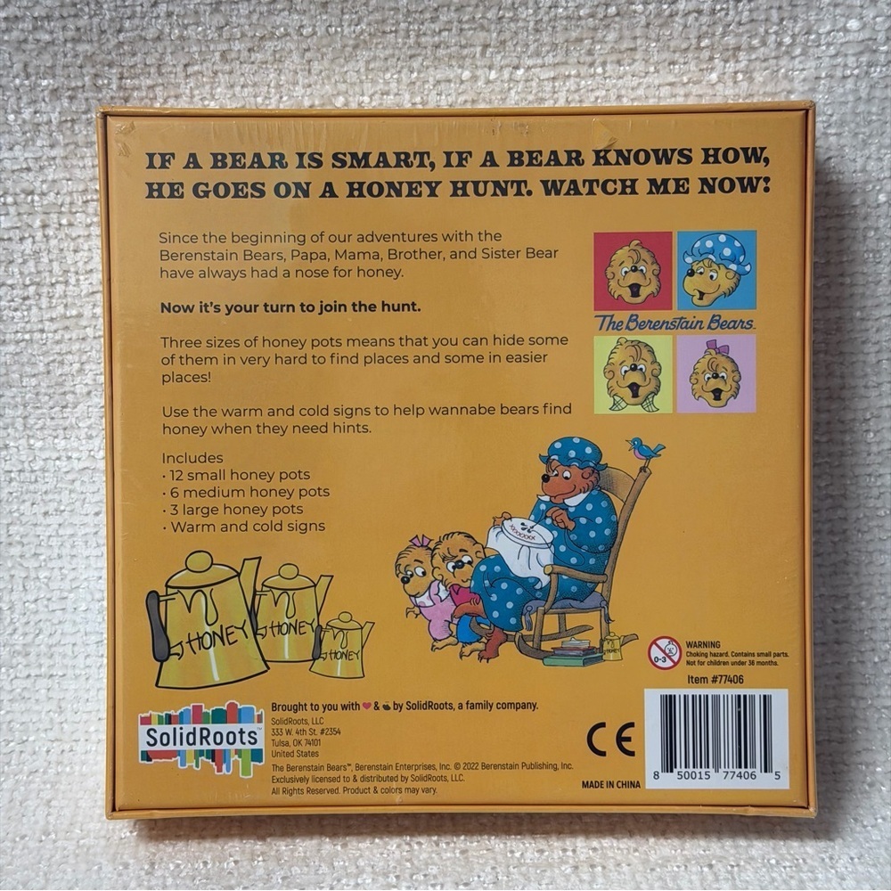 The Berenstain Bears Hide-'n'-Seek Honey Pots Game - Picture 3 of 3